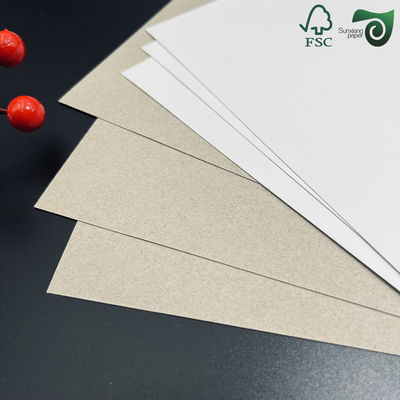 12pt  0.3mm White Lined Grey Back Duplex Board Superior Print Performance