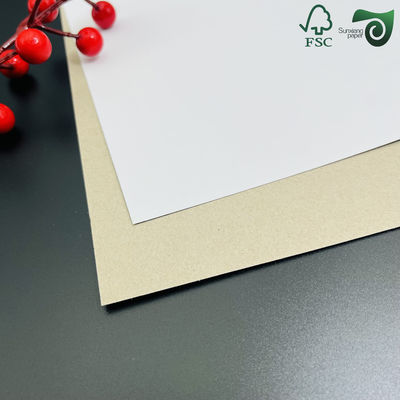 FSC 200gsm 500gsm White Duplex Board Paper Crafted From Recycled Pulp Coated Duplex Board