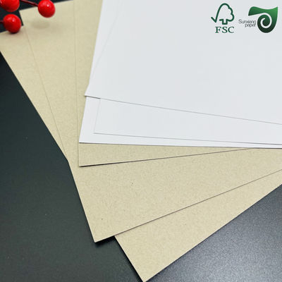 FSC Coated Duplex Board 100 400μM Recycled Waterproof Double Sided Coated Stone Paper
