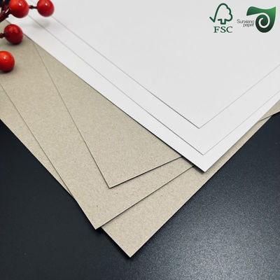 3mm Thick Grey Core Double Sided White Coated Duplex Laminated Board Sheets CCNB CCWB