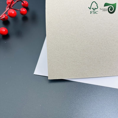 FSC Certified Coated Duplex Paperboard 300gsm Grey Back White Top For Lightweight Packaging Boxes