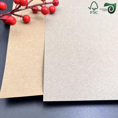 FSC Certified 300GSM Virgin Brown Kraft Wrapping Paper Rolls for Custom Packaging Boxes