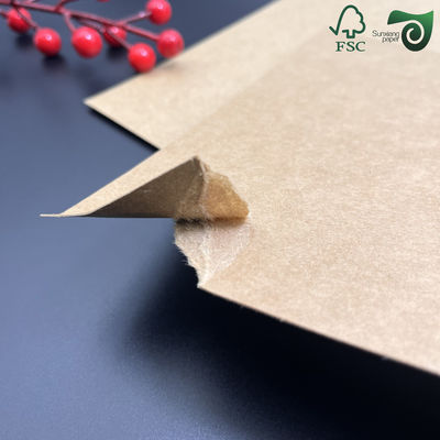 FSC Certified Uncoated Unbleached Kraft Liner Paper Recycled Virgin Pulp 80gsm 450gsm