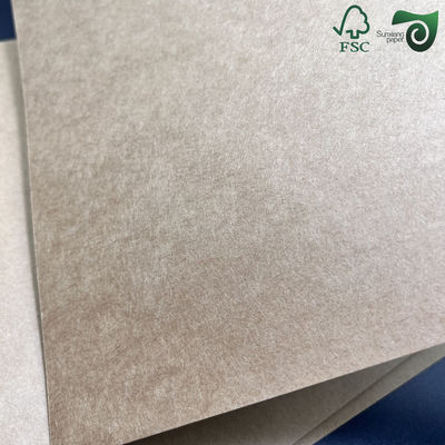 FSC 360gsm Uncoated Recycled Pulp Bobbin Fibre Paper For Tube Rolls Kraft Liner Applications