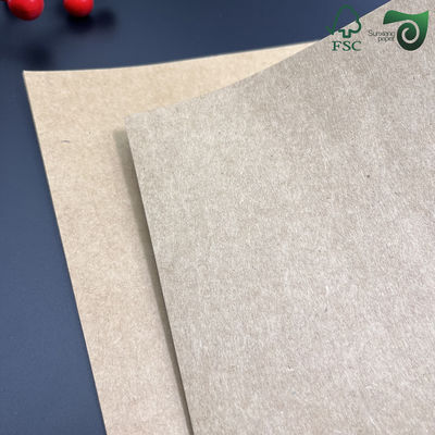 FSC Certified 300gsm Virgin Reddish Brown Kraft Wrapping Paper Rolls For Custom Wrapping Boxes