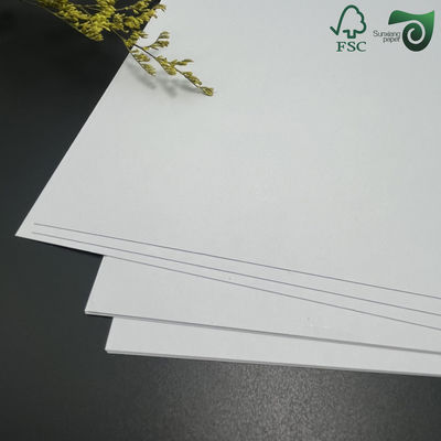 FSC Uncoated White Thick Bristol Board 350gsm 400gsm Premium Cardstock Paperboard