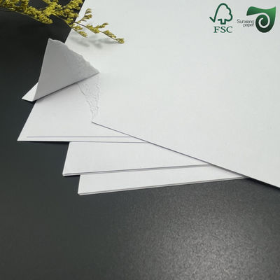 FSC Bright White Uncoated Paperboard 200gsm 350gsm Optimized For Offset Printing