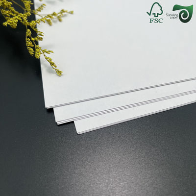 FSC Bright White Uncoated Paperboard 200gsm 350gsm Optimized For Offset Printing