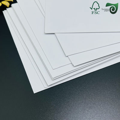 Double Sided Uncoated Paper Natural White 600um 900um For Beer Pads