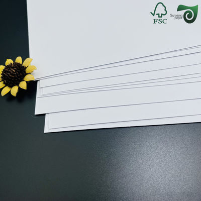 40g 100g Good Printing Uncoated Woodfree Adhesive Paper 18mm Width Cardboard