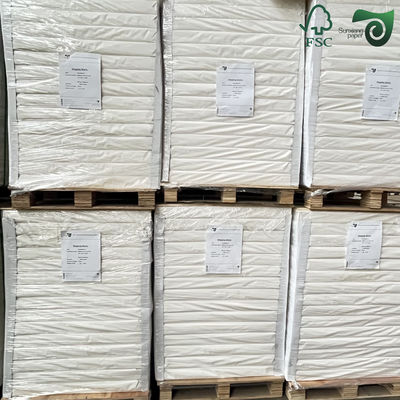 80lb 100lb C2S Matte Text Paper Double Side Printable Virgin Pulp Paper For Brochure Printing