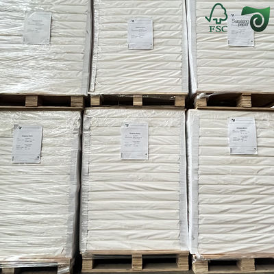 FSC 50gsm Bleached White Greaseproof Paper Food Grade For KFC Wrapping  Food Packaging