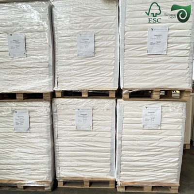 FSC Good Printing Stability 250gsm SBS White Cardboard For Cosmetics Box