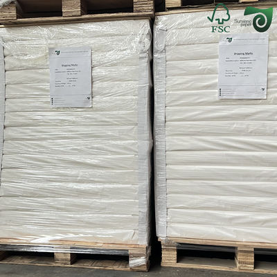 FSC 75gsm 80gsm High White Cast Coated Paper For Chip Can Tube Labels