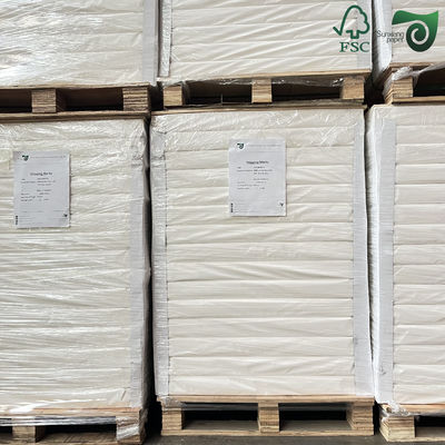 FSC 70gsm 80gsm C1S One Side Coated Paper Good Stiffness for Labels Packaging