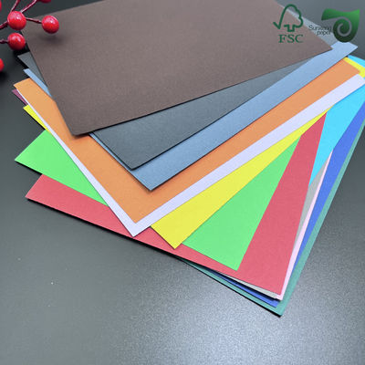 Colorful Uncoated 150gsm 180gsm Bristol Craft Board For Book Notebook Covers