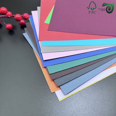 FSC Coated Color Cardboard Coating Card 130gsm 400gsm Colored Cardboard Rolls