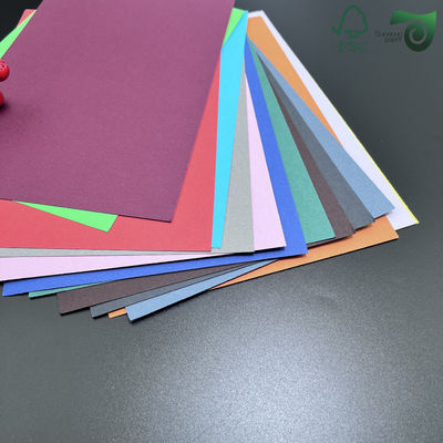 FSC Circle Offset Uncoated Colored Paper Sheets Jumbo 150g 180g 8.5" 11" C2S Art Board