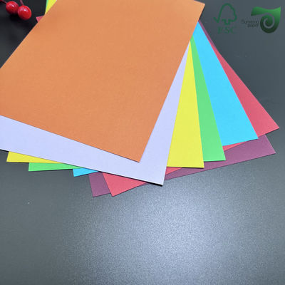 FSC Circle Offset Uncoated Colored Paper Sheets  C2S Art Board  150g 180g Jumbo Size
