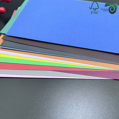 FSC Circle Offset Uncoated Colored Paper Sheets Jumbo 150g 180g 8.5" 11" C2S Art Board