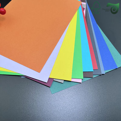 FSC Wide DIY Color Card 100gsm 250gsm 400gsm  Uncoated Colorful  Paper   Wrapping Paper