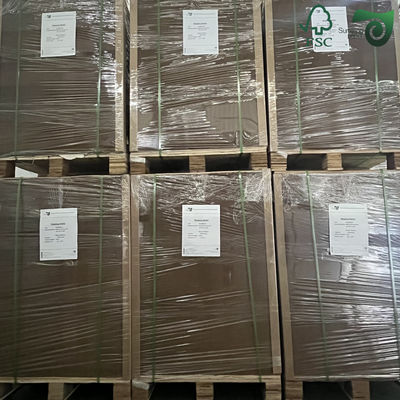 FSC 200gsm 220gsm Food Grade White Clay Coated Kraft Back Paper For Fries Packaging