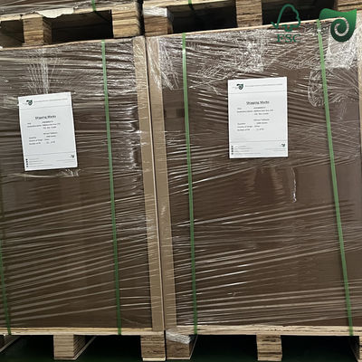 FSC 0.5mm 400gsm Reddishness Kraft Paper Board Offset Printing For Packing Box