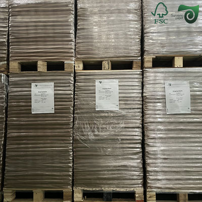 FSC 140gr 200gr White Top Kraft Back Board 70cm 100cm 115cm Rolls For Shoe Boxes