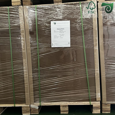 FSC High Tear Strength 250gram 270gram Brown Kraft Liner For Gift Carton