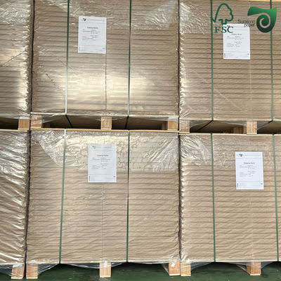 FSC Certified 400gsm 350gsm Brown Kraft Board For Packaging Box Making