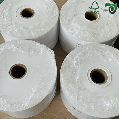 Offset Printing Synthetic Paper Roll For Inkjet Printers 200um 350um Adhesive Sticker