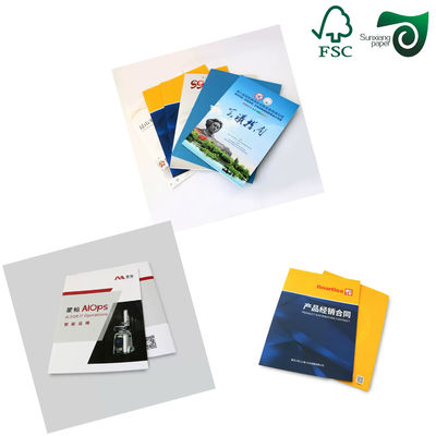 FSC 128gsm High Gloss C2S Coated Two Sides  Book Paper  100% Virgin Wood Pulp