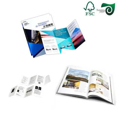 Single Sided Glossy Coated Paper Brilliant Finish For Professional Print