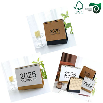 FSC Certified 200gsm 450gsm Brown Kraft Paper Fold Resistant For Calendar   Desk Calendar Making
