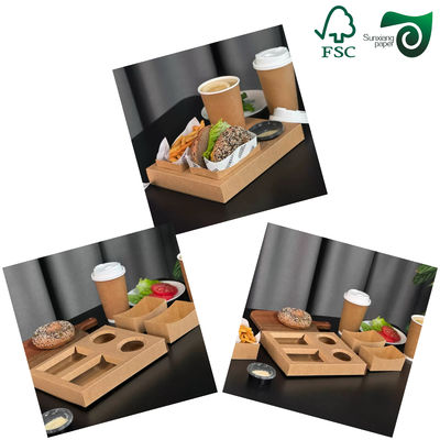 FSC 300gsm 15gsm PE One Side Coated Oilproof Brown Kraft Paper For Packing