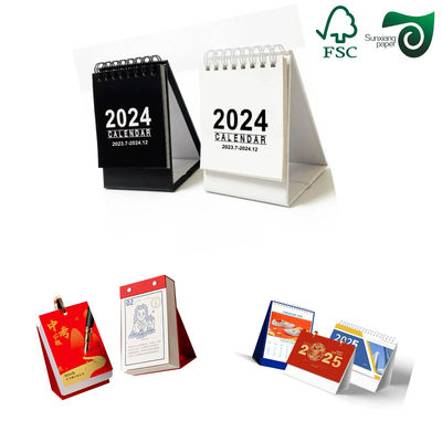 FSC Certified Brown Kraft Paper 450gsm Fold Resistant For Desk  Wall Calendar Production