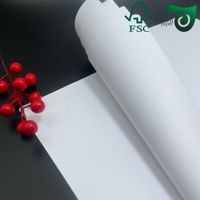 FSC Certified 70GSM Recycled Pulp Cream Woodfree Paper for Notebook Printing