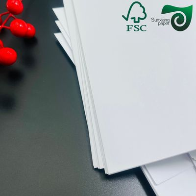 FSC Certified Waterproof Stone Paper 120gsm 600gsm  Tear Resistant For Notebook Making