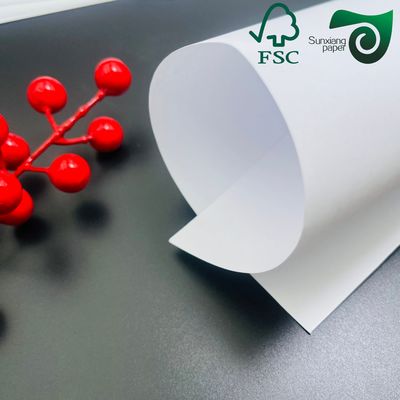 Uncoated Dictionary Paper Cardboard 40gsm 50gsm White Beige Clear Printing