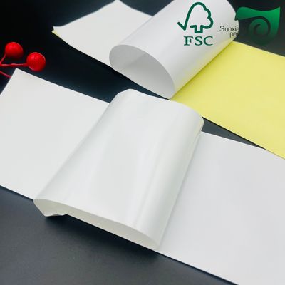 FSC 68gsm Moisture Resistant White Label Paper Ideal For Wine Glass  Beer Bottle Labels