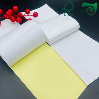 FSC 65gsm 70gsm Sticker Papers  Wet Strength White Paper  Beverage Label Packaging  label paper