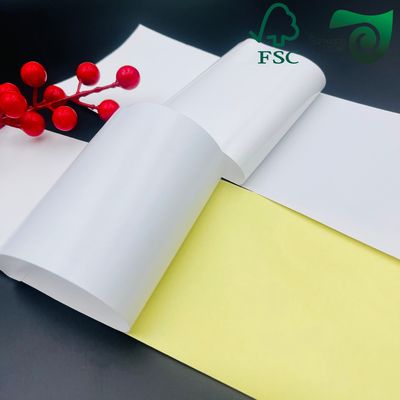 90gsm C1S Coated One Side Gloss Label Face Paper For Labelling Industry