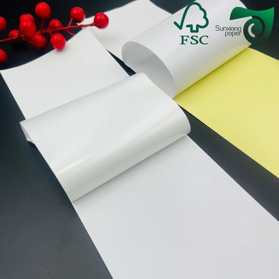 FSC 80gsm 90gsm Single Sided Coated High Gloss White Paper  For Label   Packaging Applications
