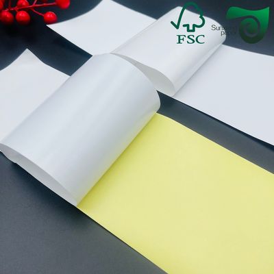FSC 70gsm Wet Strength Paper With Aluminum Coating White Back Ideal For Beer Glass Bottles