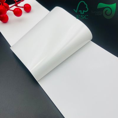 FSC 100μM 150μM A3/A4 Waterproof Matte Water Based PET Synthetic Paper Adhesive Sticker Paper