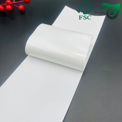 80g 90g White Wet Strength Bleached Paper Sheets For Beer Bottle Labels