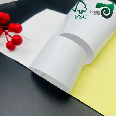 FSC Sticker Paper 80gsm White Wet Strength Paper For Beverage Labels High Printability