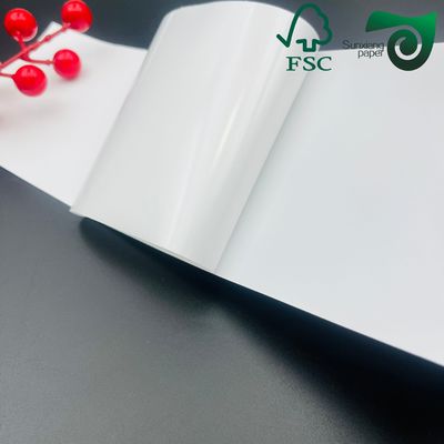 200 Micron 230 Micron Waterproof White PET Synthetic Paper For Restaurant Menus