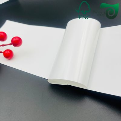 FSC 65gsm 70gsm Sticker Papers  Wet Strength White Paper  Beverage Label Packaging  label paper