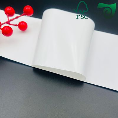FSC Tyvek Paper Fabric White Tear Moisture Resistant For Wristbands Adhesive Stickers
